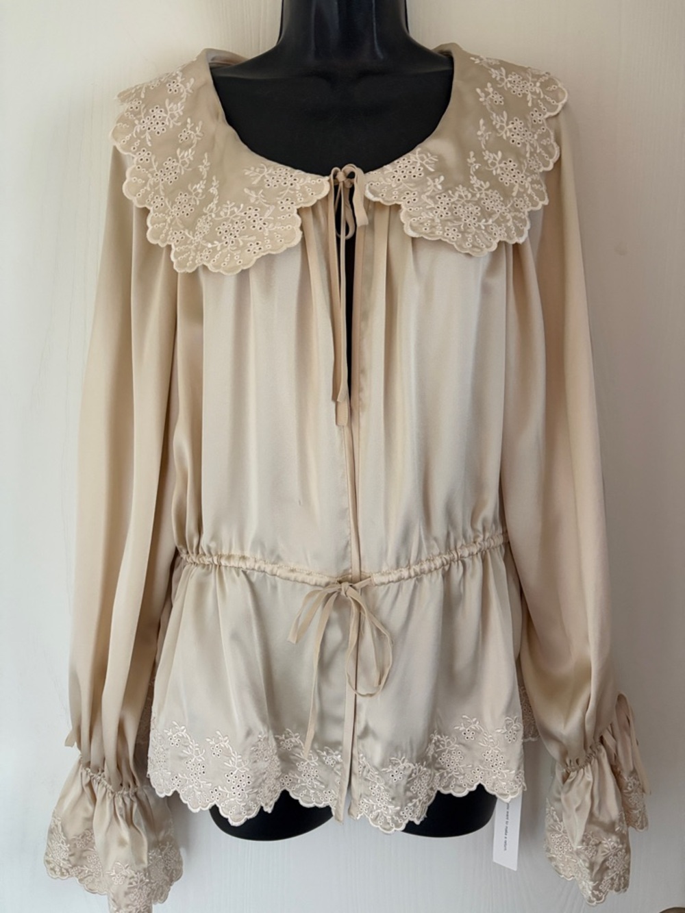 Kacey Musgtaves Reformation Lillie Silk Top